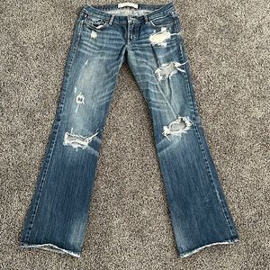 Abercrombie & Fitch Emma bootcut denim jeans sz 4R (W 27 L 33)